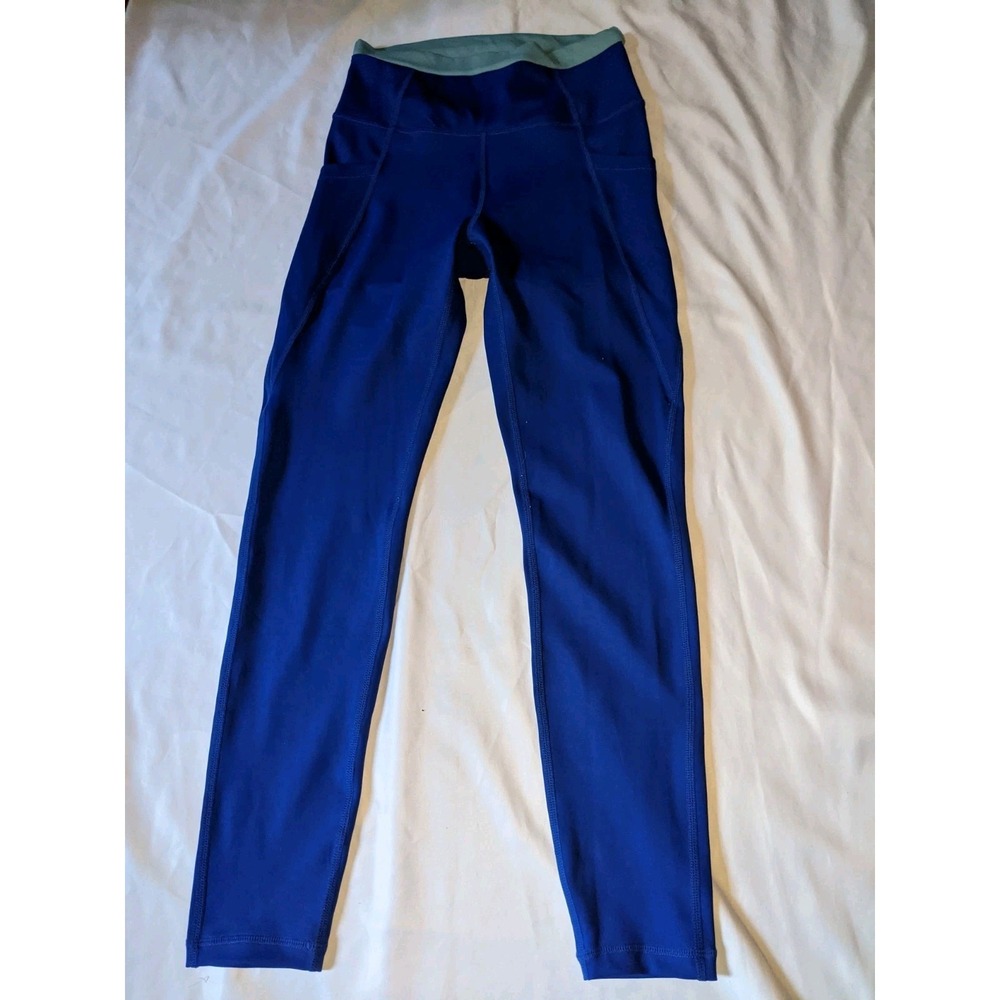 Wilo The Label Leggings Size Small Blue Side Pockets Wilo The Label Leggings